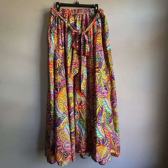 Ashley Stewart Dresses & Skirts - Ashley Stewart Tropical Abstract Maxi Skirt Multi Color 2X NWT TROPICALMA